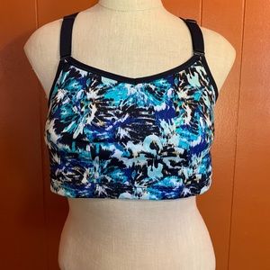 LIVI Low-Impact No-Wire Sport Bra With Wicking - Strappy Back